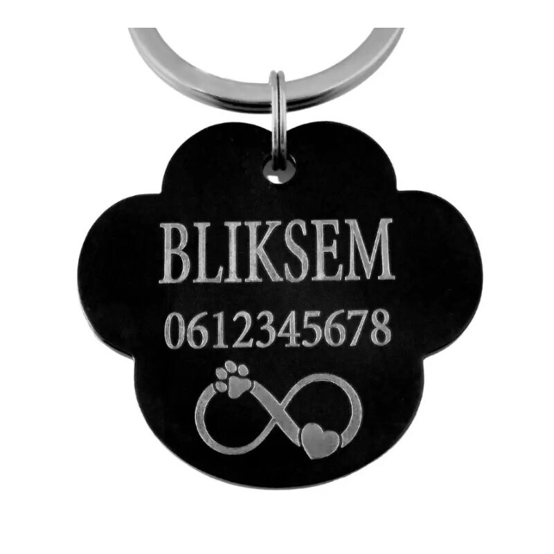 Hondenpenning aan halsband graveren met naam - Grote penning