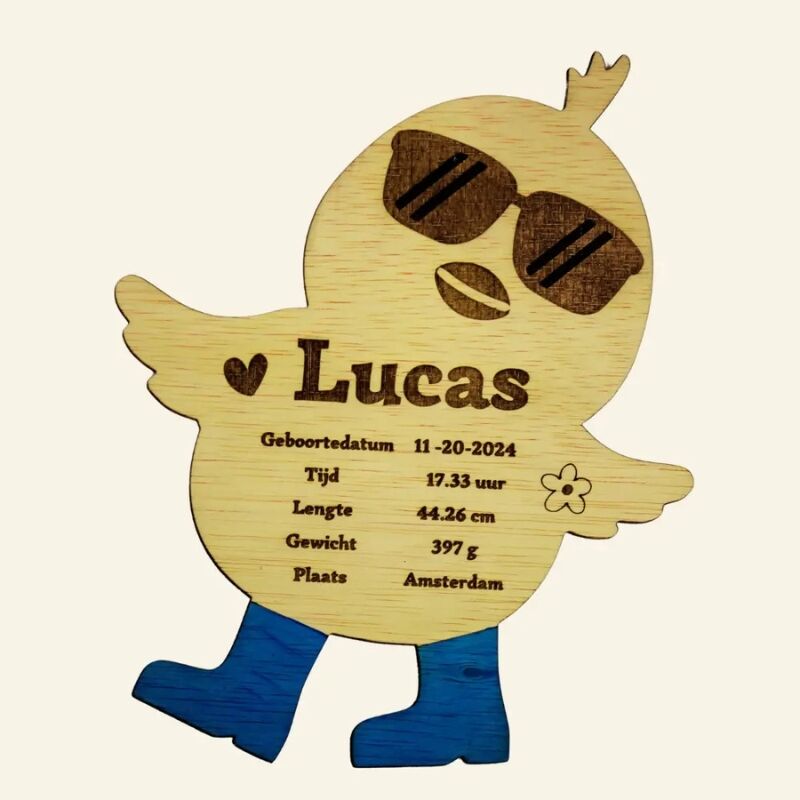 Geboorte cadeau met naam