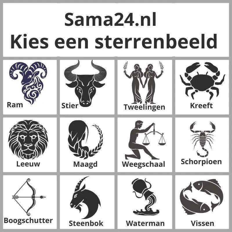 Heren ketting met sterrenbeeld Titanium hanger graveren leeuw stier en eigen initialen