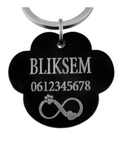 Hondenpenning aan halsband graveren met naam - Grote penning