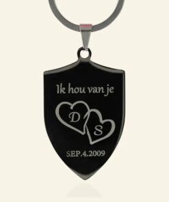 Sleutelhanger liefde man: Prachtig cadeau voor hem