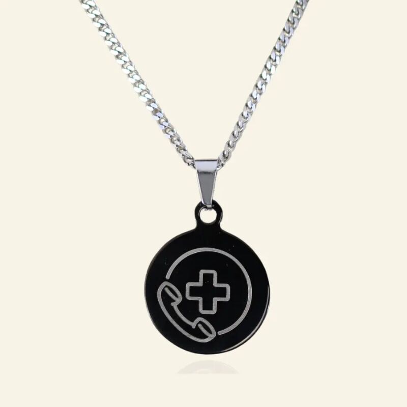 ketting met medische gegevens