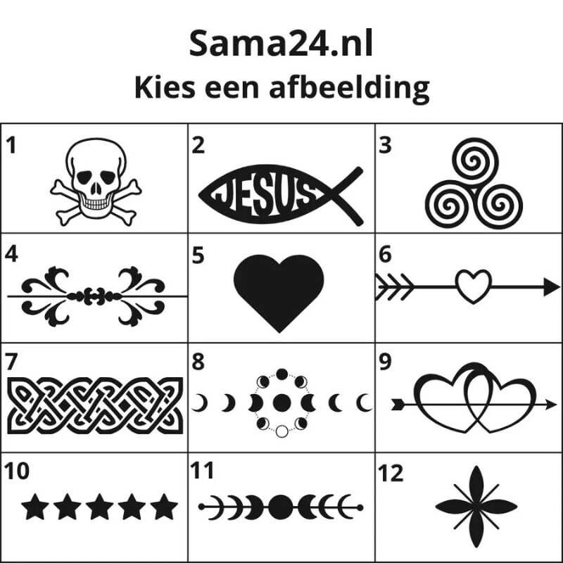 Slavenarmband heren Titanium met tekst zwart